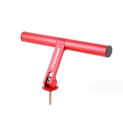 ESUPPORT Bike Handlebar Extender 7.87" Aluminum Alloy Extension Cross Bar - color: Red