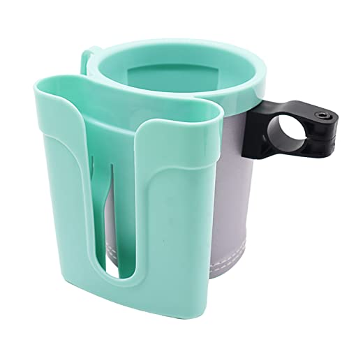 Bike Cup Holder & Phone Mount, 3‑in‑1 Universal Drink Bottle Mount - color: green