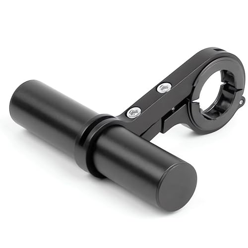 Cuifati Handlebar Bracket Extension Bike Handlebar Extender 14lbs/6kg Load Bearing Bracket for Motorcycle - color: black