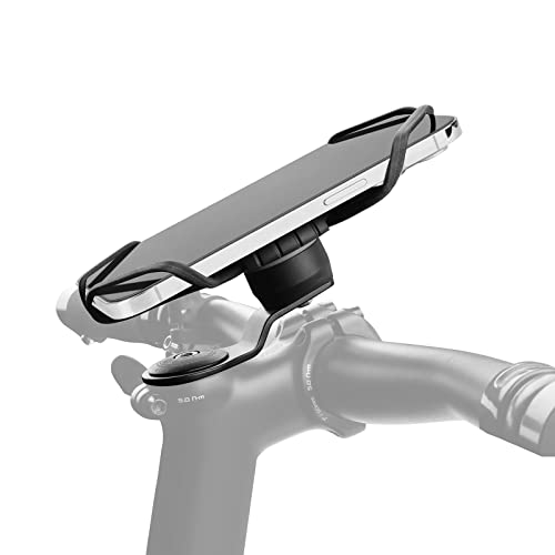 WALLFID Bike Phone Mount for Stem Mounting 4.7"-7.2" Cell Phones, Aluminum Alloy Strong Ultra Light Phone Mount for Bicycle, Designed for Road Bicycle Accessories - Cycling Gift