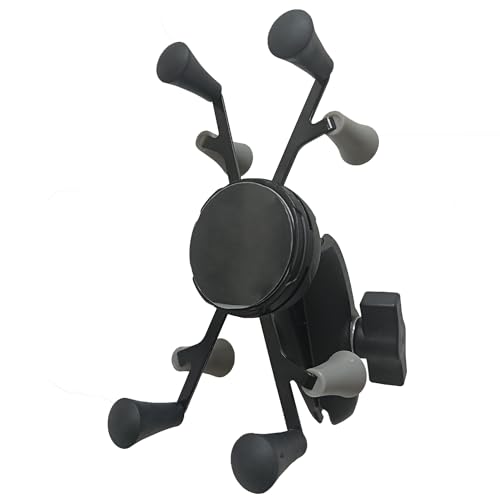 Strg Phone Mount Holder with Aluminum Double Socket Arm for 1" Ball Mount - size: Match Your Own Base