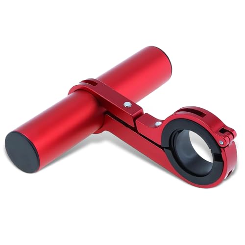 Cuifati Handlebar Bracket Extension Bike Handlebar Extender 14lbs/6kg Load Bearing Bracket for Motorcycle - color: red