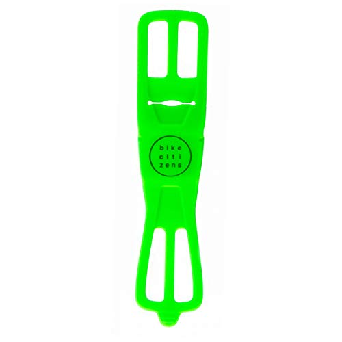 Generic Universal Smartphone Bicycle Mount, 100% Silicone, Compact, Light, Portable | Easy No Tools Mount | All Weather Use, UV Resistant | Durable | Made in Austria (Green) - color: Green