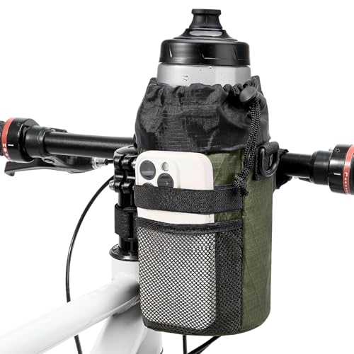 WOTOW Bike Water Bottle Holder, Insulated Bicycle Cup Holder for Handlebar - size: Large