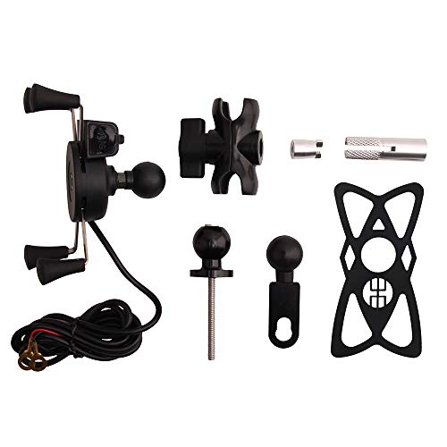 Motorcycles Phone Mount with Charger Mobile Phone Holder GPS Navigation Bracket for BMW S1000RR Suzuki GSX 1300R Hayabusa GSX-R 600 750 1000 Yamaha YZF Kawasaki Ninja Honda CBR -2023 New