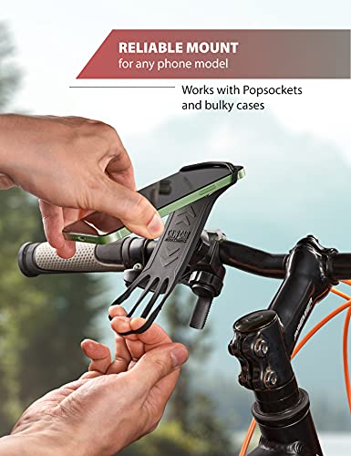 New 2026 Motorcycle & Bicycle Phone Mount - The Most Secure & Reliable Bike Phone Holder for iPhone, Samsung or Any Smartphone. Stress-Resistant and Highly Adjustable. +100 to Safeness & Comfort