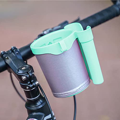 Bike Cup Holder & Phone Mount, 3‑in‑1 Universal Drink Bottle Mount - color: green