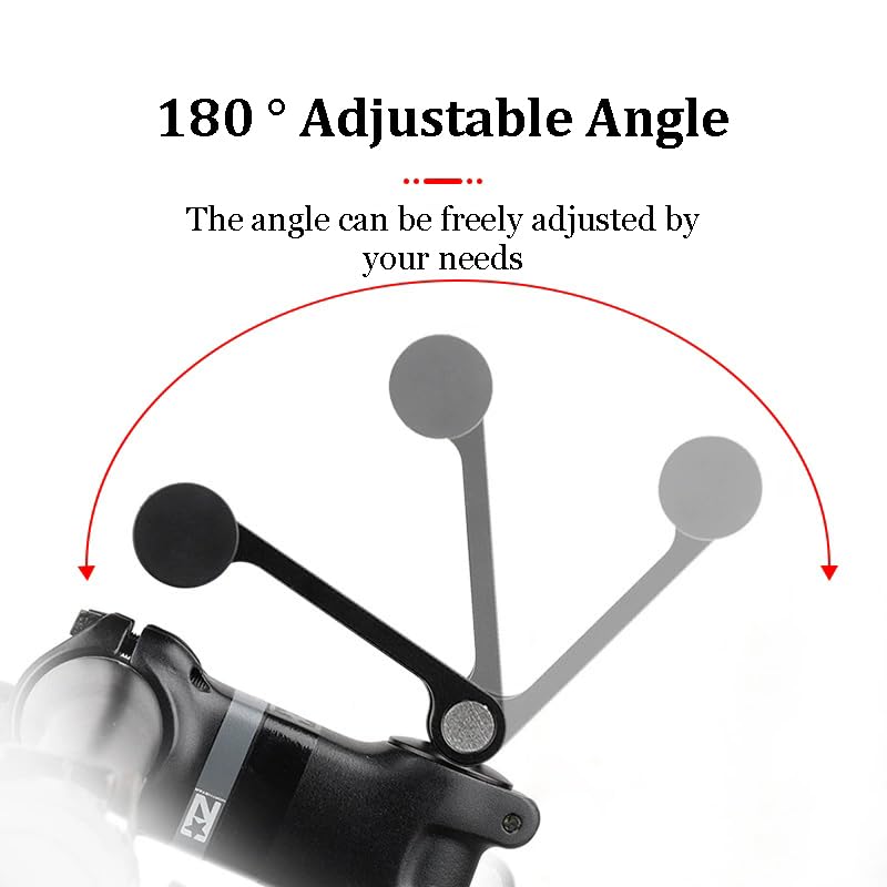 ESUPPORT Bike Handlebar Extender 7.87" Aluminum Alloy Extension Cross Bar - color: Red