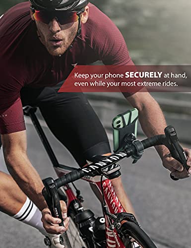 New 2026 Motorcycle & Bicycle Phone Mount - The Most Secure & Reliable Bike Phone Holder for iPhone, Samsung or Any Smartphone. Stress-Resistant and Highly Adjustable. +100 to Safeness & Comfort