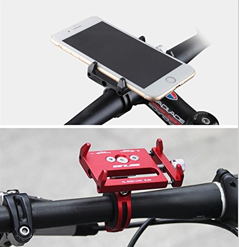GUB G-85 Bike CNC Phone Holder 4.2-7.0 inch Phone Mount Support GPS Case Bicycle Motorcycle Handlebar Extender-Black