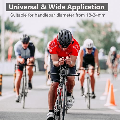 Yizhet Bike Handlebar Extender, Bicycle Handlebar Extension Lightweight Durable Double Bike Handlebar Bracket for Holding Bicycle Speedometer, GPS, Phone Mount Holder - color: Carbon Tube