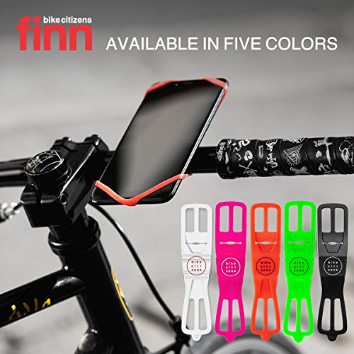 Universal Smartphone Bicycle Mount, 100% Silicone, Compact, Light, Portable | Easy No Tools Mount | All Weather Use, UV Resistant | Durable | Made in Austria (Pink) - color: Pink