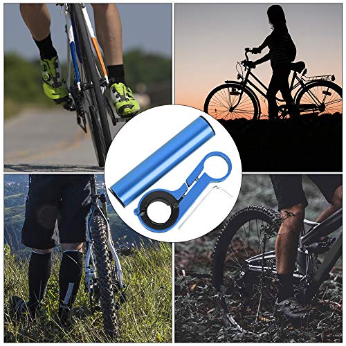 Cuifati Handlebar Bracket Extension Bike Handlebar Extender 14lbs/6kg Load Bearing Bracket for Motorcycle - color: blue