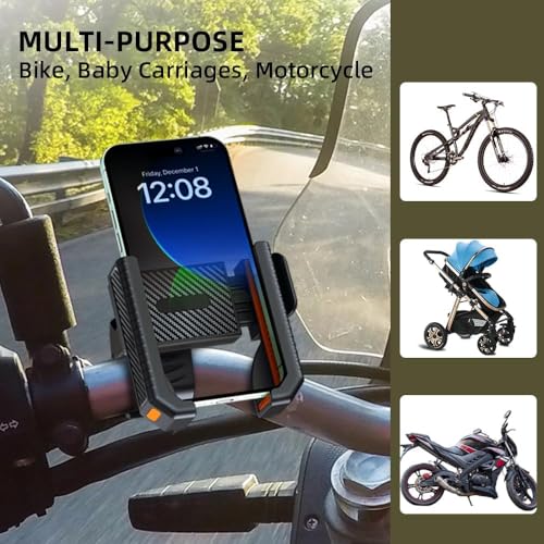 Bike Phone Mount Handlebar Clamp for Ebike, Scooter Holder