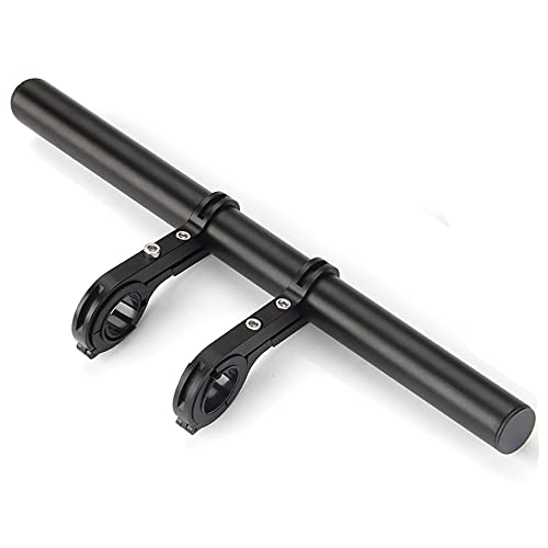 Bike Bicycle Double Handlebar Extender Extension,11.8"(30 cm) Aluminum alloy Super Long Bracket Accessories，For Bike Mounts,Extender Bars, Headlights,Light Lamp,Phone Mount,For 31.8mm/25.4mm caliber