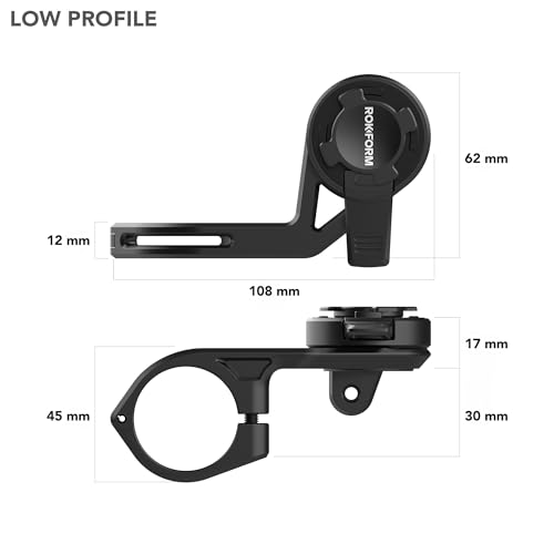 Rokform Over the Top Bike Phone Mount, Fits 4 Handlebars 22.2-35mm (⅞-1⅜”)
