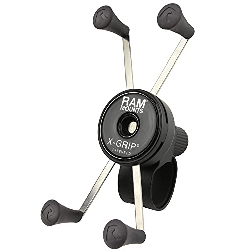 RAM MOUNTS X-Grip Bike Phone Mount with Tough-Strap Handlebar Base