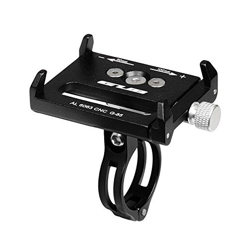 GUB G-85 Bike CNC Phone Holder 4.2-7.0 inch Phone Mount Support GPS Case Bicycle Motorcycle Handlebar Extender-Black