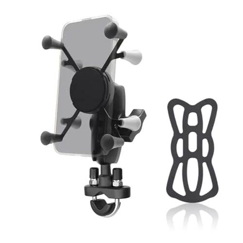 Strg Phone Mount with U-Bolt Base and Aluminum Arm for Motorcycle Bike - size: Aluminum Alloy U-Bolt Base