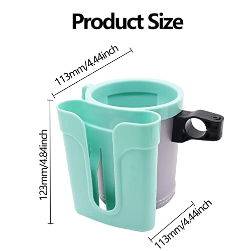 Bike Cup Holder & Phone Mount, 3‑in‑1 Universal Drink Bottle Mount - color: green