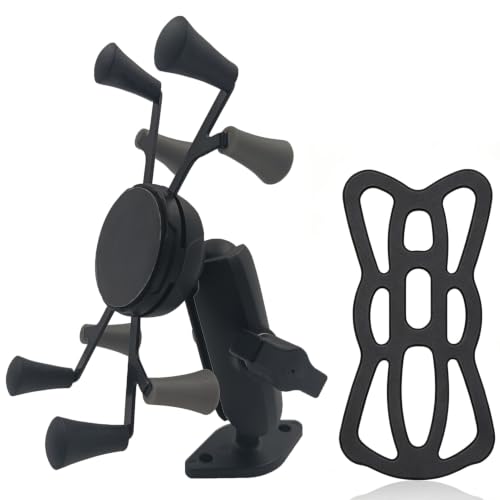 Strg Phone Mount with 2 Holes Drill-Down Diamond Base and Aluminum Arm - size: Aluminum Alloy Diamond Base