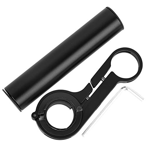 Cuifati Handlebar Bracket Extension Bike Handlebar Extender 14lbs/6kg Load Bearing Bracket for Motorcycle - color: black