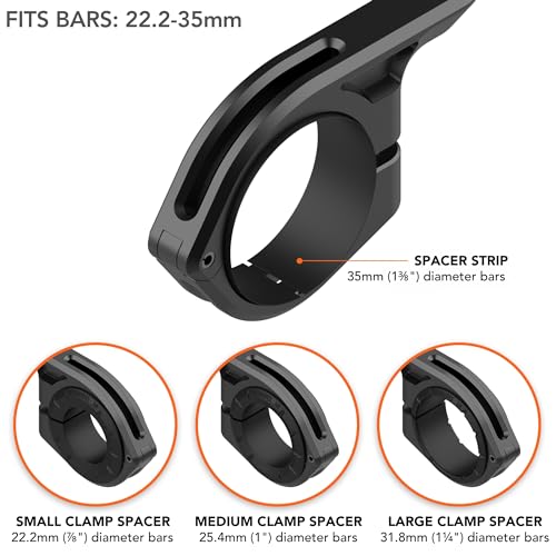 Rokform Over the Top Bike Phone Mount, Fits 4 Handlebars 22.2-35mm (⅞-1⅜”)