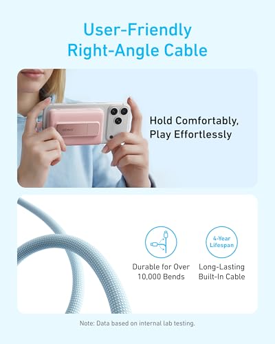 Anker Zolo Magnetic Power Bank,10,000mAh Magsafe Portable Charger - color: Black