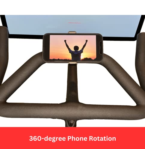 Phone Holder Compatible with Peloton Bike & Bike+, 360-Degree Rotation