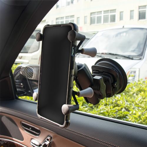 Strg Phone Mount Holder with Aluminum Double Socket Arm for 1" Ball Mount - size: Match Your Own Base