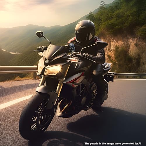 iMESTOU Motorcycle Wireless USB C Phone Mount Anti-Vibration