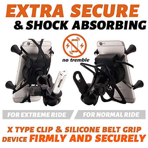 Motorcycles Phone Mount with Charger Mobile Phone Holder GPS Navigation Bracket for BMW S1000RR Suzuki GSX 1300R Hayabusa GSX-R 600 750 1000 Yamaha YZF Kawasaki Ninja Honda CBR -2023 New